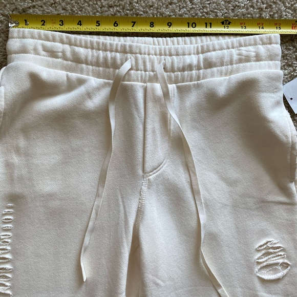 ALO Yoga Distressed Lounge Pants Sweatpants Sz M - Picture 8 of 10